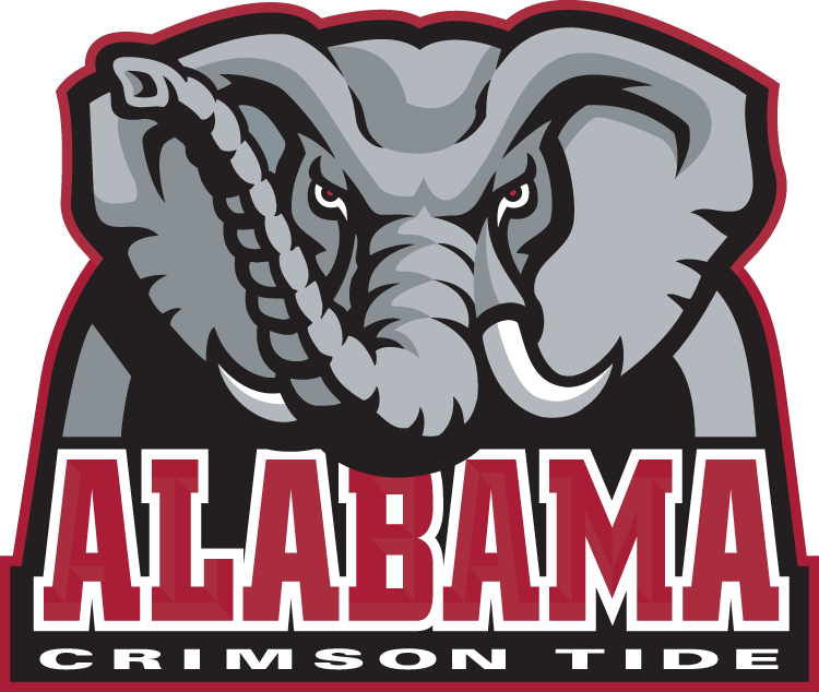 Alabama Crimson Tide 2001-2003 Primary Logo t shirts iron on transfers